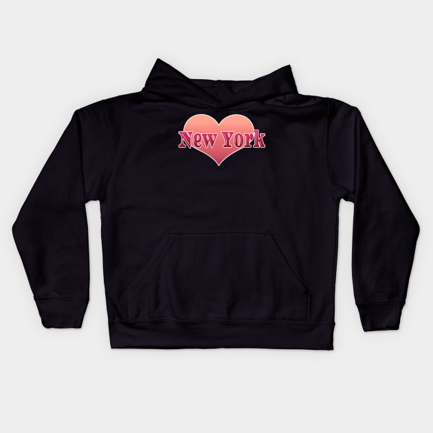 New York Kids Hoodie by Creative Has